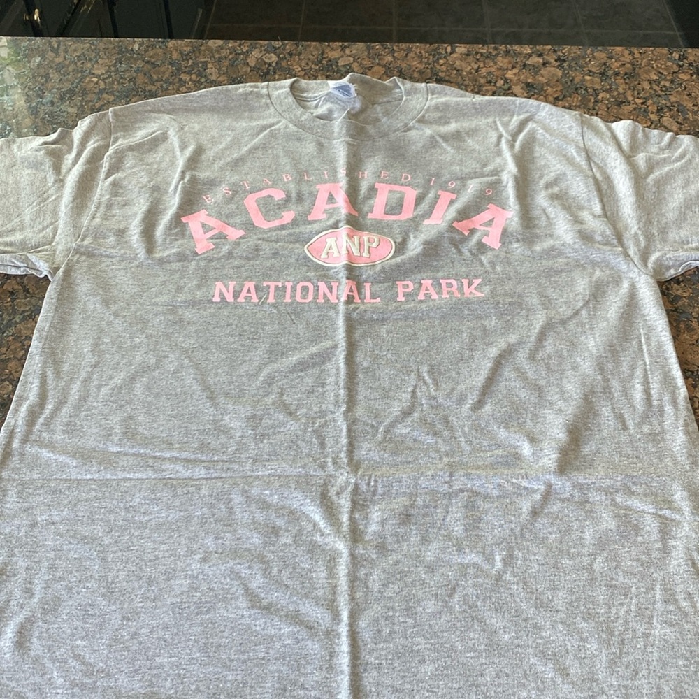 Acadia national park T-shirt. Adult size L